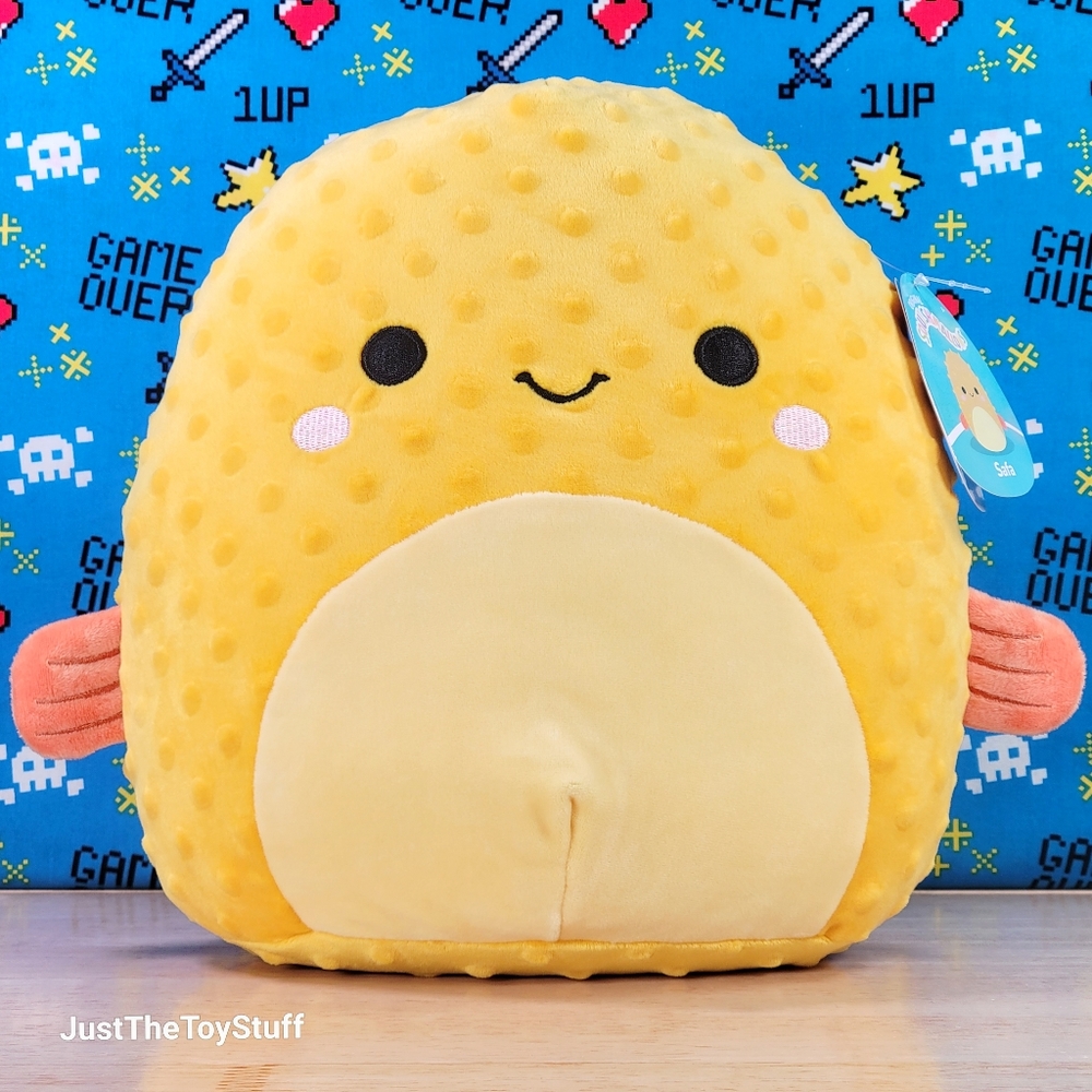 Squishmallow Safa the Pufferfish 11" 2022 UltraSoft Sealife Squad Toy Plush NWT
